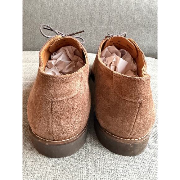 L.L. Bean Men\'s‎ Beige Leather Suede Oxford Shoes Sz 14 main image 12